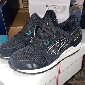 ASICS Gel Lyte III OG Black and White Sneakers-New-Multiple sizes avail